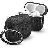 Spigen AirPods Pro 3 ile Uyumlu Kılıf Urban Fit &Ouml;rg&uuml; Kumaş Siyah Kapak - ACS11196 (Spigen TR Garantili)