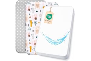 Lovely Hippo Codododo-lakan + 1 Chicco kompatibelt madrassöverdrag - Cododo påslakan 100 % bomull - 100 % vattentätt lakan (skogsdjur, 83 x 50 cm)
