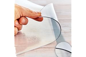 MAXXUS Tapis Protection Sol - 160x90cm, Durable, Antidérapant, PVC, Anti Bruit, Facile à Nettoyer, Transparent - Tapis Home Trainer, pour Machine Musculation, Home Gym, Sport Maison, Salle de Sport