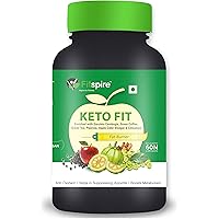 Fitspire Keto Fit Organic Weight Loss Capsules | Green Tea + Garcinia Cambogia + Green Coffee + Piperine + Apple Cider…