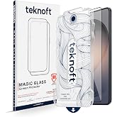 Teknoft Samsung Galaxy S26 Ultra ile Uyumlu Otomatik Hizalama Aparatlı Takılırken Toz Toplama &Ouml;zellikli Ekstra G&uuml;&ccedil;lendirilmiş