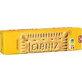 LEIBNIZ Original Butterkeks, 200 g, die Nr 1 unter den Butterkeksen, knusprige Kekse nur echt mit 52 Zähnen (1 x 200 g)