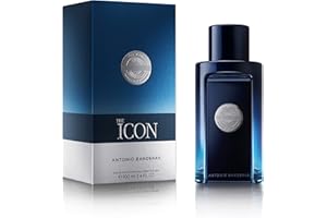 Banderas The Icon, Eau de Toilette Spray per Uomo, Fragranza Ambra Legnosa, 100 ml