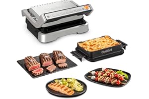 Tefal OptiGrill 4in1 GC774D10 - Edelstahl - Metall - Rechteckig - Tasten - 600 cm? - 300 x 200 mm (GC774D10)