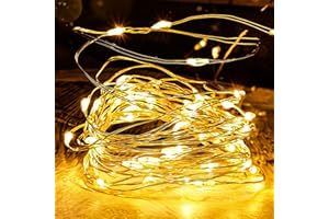 FREMON Luci Stringa, Catena Luminose con 8 Modalità di Illuminazione, Luci Natale Impermeabile per Interni ed Esterni, Lucine LED Decorative per Albero, Festa, Natale (5M/1Pack Luce Calda)