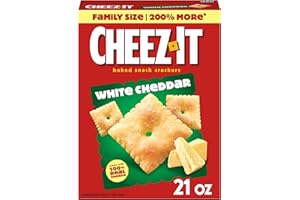 CHEEZ IT Cheez-It Baked Snack Crackers - Family Size White Cheddar - 620ml