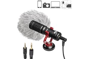 BOYA MM1 Mini Mikrofon Mic Kondensator + Aluminium Handy Clip Kit für iPhone 6/6 Plus/5/5 Plus Samsung Huawei Smartphone Video Sound Recording