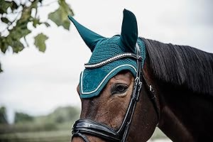 Kentucky Horsewear Wellington Velvet Berretto smeraldo per cavallo