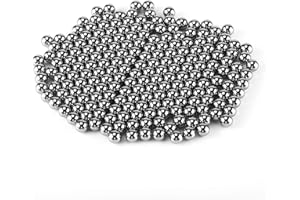 FTVOGUE Lot de 200 billes de 6,35 mm de diamètre G10 de précision industrielle à roulement en acier