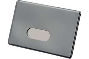 2 étuis de Protection RFID de la Marque BE-HOLD, étuis de Protection pour Cartes bancaires, Parfaits pour Vous protéger du vol de données (Argent)