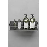 Stainless Steel Shower Rack, Adhesive Corner Rack Bathroom Shower Cabin Hanger Shapmanlık - GUALDO (Inox)
