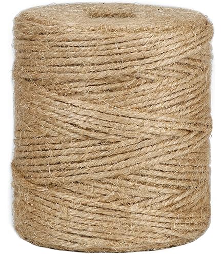 KARAT Corde De Jute 100% Naturel, 5 M, épaisseur 6 Mm, Très Solide, Pour L'Escalade, Le Sport, La Décoration De Jardin, Les Travaux Manuels, Les Arbres à Chat
