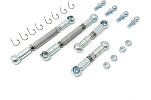 M.S-handel - Tieferlegungskit Airmatic Koppelstangen Luftfahrwerk - Zubehör kompatibel mit Audi VW Phaeton alle Baujahre - Stufenlos einstellbar - Premium Version ohne Software-Update (V4)