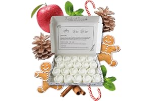SCENTERED SERENITY Festive Wax Melts| Strong Scented| 20 Pack| Luxury Gift Set Wax Melts| Over 96 Hrs Burn Time Per Box| Pet Friendly| Eco Friendly| Hand Poured in Staffordshire, UK (Festive Mix)