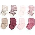 Hudson Baby Baby Girls' Cotton Rich Newborn and Terry Socks
