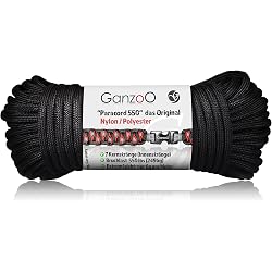 Paracord Bastelset Mit 10 Schnallen & Seil – Edelstahl U-Schnallen Für Survival Armbänder, Outdoor & Notfall