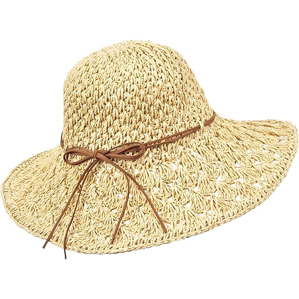 BelleVive Strand-zonnehoeden voor dames, strohoed voor dames, LSF 50 UV-bescherming dameszonnehoed, zomerhoeden, opvouwbaar en draagbaar, zonnehoed voor dames, hoed met brede rand, kaki