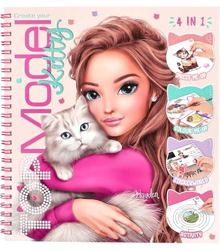 Depesche 13796 TOPModel - Crayons de Couleur effaçables, 10 Crayons en 10 Couleurs Vives avec Embout effaceur, pour Dessiner et pour l'école