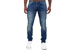 MERISH Jeans Herren Destroyed Hose Jeanshose Männer Slim Fit Stretch Denim 2081-1001