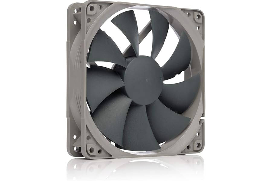 Noctua NF-P12 redux-1700 PWM, High Performance Cooling Fan, 4-Pin, 1700 RPM (120mm, Grey)
