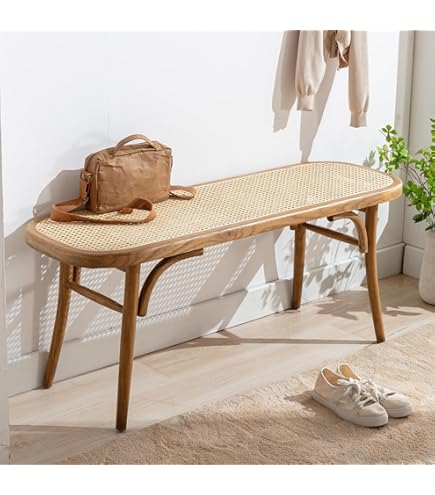 Krok Wood Sitzbank Hans – Massivholz Buche, Maße 70x35x45 Cm – Rustikale Esszimmerbank
