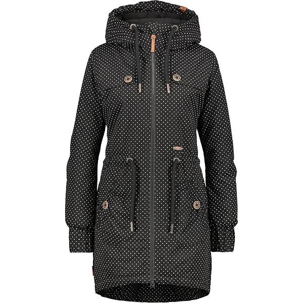 Alife & Kickin Damenjacke Black MambaAK B – Warm Gefütterte Winterjacke Mit Kapuze, Größen XS–XXL, Moonless
