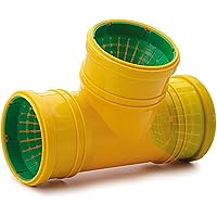 T-Stück KDR 14 Drainagerohr DN80, DN100 Universal Verbindungsstück Abzweig 90° Drainage