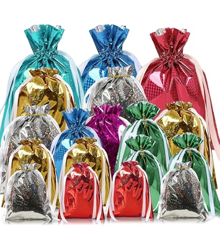 Yingzhao 2 Sacchetti Regalo Giganti Arcobaleno - 152x203 Cm, In Plastica, Per Compleanni, Biciclette, Matrimoni, Baby Shower, Bomboniere, Feste - 4