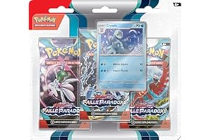Pokémon- Tre Booster, Colore Cryodo, 187-55724