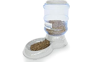 NOA STORE NOA Automatic Wasserspender Katzen | 3,8 l Futterautomat Katze und Hund, Automatisierter Wasserspender, Trockenfutterspender Katze Hund