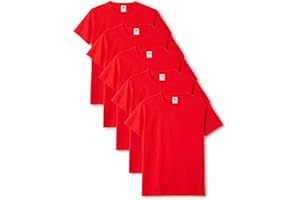 Fruit of the Loom Original T. T-Shirt (Pacco da 5) Uomo