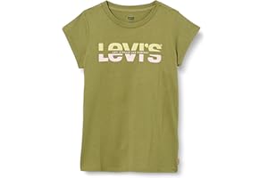 Levi'S Kids Short Slv Graphic Te Shirt Bambine e Ragazze, 2-8 Anni