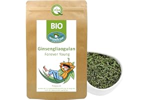 GinsengIiaogulan 1 000 g – för evigt unga – traditionella rullade blad – peppermintman – potpurri