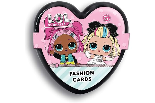 Liscianigiochi Heart LOL Surprise Fashion Cards 73764, Rose