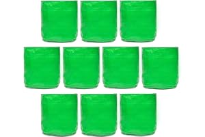 DECCAN BLOOMS Plant Grow Bags 12×12 Inches - (Pack of 10), Durable Bags, for Indoor, Outdoor and Terrace Gardening, Leafy Veg