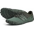 WHITIN Men's Minimalist Trail Runner | Wide Toe Box | Barefoot Inspired, 1_ Army Green, 9.5