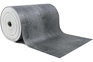 Giuri Tessuti - PASSATOIA per Cucina in Vinile - Tappeto Runner Antiscivolo e Lavabile in PVC - Largo 50 cm (320 CM, METAL DARK)