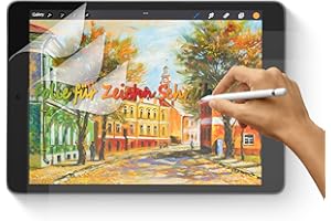 SUEEWE [3 Pezzi] Effetto Carta Pellicola per 10,2" iPad 9/8/7 Generazione (2021/2020/2019),Feel Like Opaca Paper Pellicola in PET per Disegnare Schizzi Scrittura