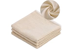 UPUPGO 3 Stück Passiertuch Käsetuch 60x60cm Feinmaschiges Passiertuch Ungeschwefeltes Mulltuch für die Küche Passiertuch Wiederverwendbar für Käseherstellung und Nussmilch Vielseitiges Küchenutensil