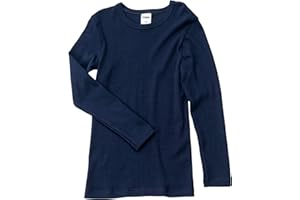 HERMKO 2830 3er Pack Kinder Langarm Unterhemd Mädchen + Jungen (Weitere Farbe) Bio-Baumwolle