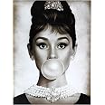 Stampa Funny Face Di Audrey Hepburn Con Resina Alla Gelatina E Cornice Nera Di Bert Hardy