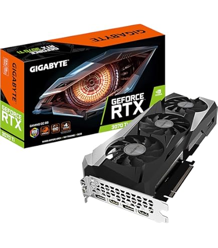 Gigabyte GeForce RTX 3070 Ti Vision OC 8G Graphics Card, WINDFORCE