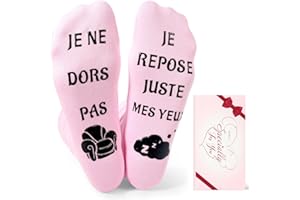 Sunia Cadeau Fete des Meres, Chaussettes Humour Femme 39 42, Cadeau Femme Original Utile, Chaussettes Rigolotes Femme, Cadeau Maman Mamie Soeur Nounou, Cadeau Rigolo Anniversaire, Fête des Mères