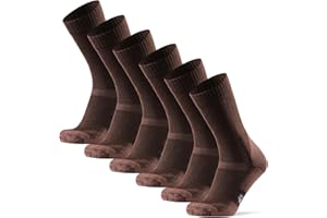 DANISH ENDURANCE Chaussettes de Randonnée en Laine Mérinos, Respirantes, Anti-Ampoules, Sport, Homme Femme, 3 Paires