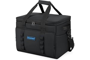 Hulongo Bolsa Térmica Impermeable de 30 L para Picnic, Camping, Viajes, Compras de Comestibles y Pesca