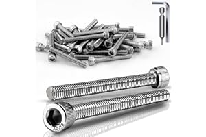 TXXATX 12 styck Cylinderhuvudskruvar M5x55 mm Skruvar Rostfritt stål A2 V2A DIN 912 Sexkantskruvar Cylinderskruvar med inre s