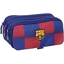 Cartella FC BARCELONA HOME 25/26 Ufficiale - Portadocumenti A 3 Lembi Per Scuola, Formato 26x36,5 Cm, Resistente E Colorata - 3