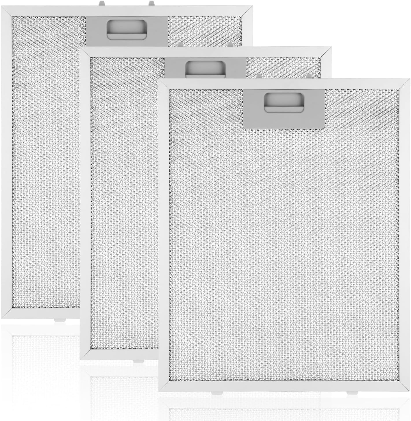 3 Piezas Filtro Para Campana Extractora, 320x260mm Rejilla Campana Extractora, Filtro Universal Filtro De Alumini, Compatible Con La Mayoría De Marcas De Campanas Extractora