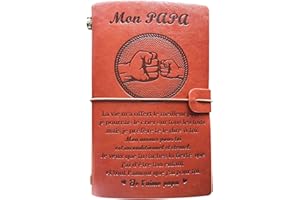 Cadeau Papa, Cadeau Fete Des Peres Cadeau Personnalisé Anniversaire Papa, OMNIQI Journal Intime Cadeaux Fête Des Pères, Cadeau Personnalisé Homme, Idee Cadeau Noel Papa, Cadeau pour Futur Papa