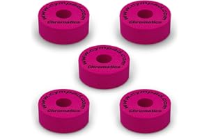 Cympad Cremisi Chromatics Foam Cymbal Pad Set - Rondelle in schiuma a memoria di forma ad alta densità per migliorare il suono e la durata, adatte a tutti i supporti per piatti - 40/15mm